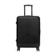 Puurb Blauw Kobalt Trolley K-Way , Black , Heren