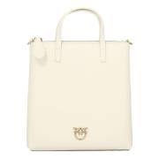 Mini Shopper Tas Pinko , White , Dames