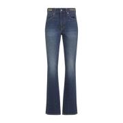 Blauwe Indigo Straight Jeans Tom Ford , Blue , Dames