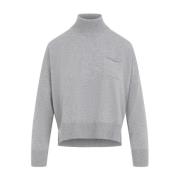 Lichtgrijs Turtleneck Sweater Peserico , Gray , Dames