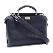 Pre-owned Leather fendi-bags Fendi Vintage , Black , Dames