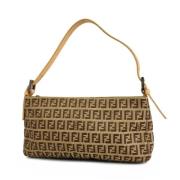 Pre-owned Nylon chanel-bags Fendi Vintage , Brown , Dames