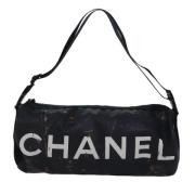 Pre-owned Vinyl chanel-bags Chanel Vintage , Black , Dames