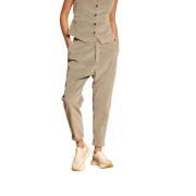 Velvet City Jogger Broek Mason's , Green , Dames