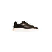 Leren Sneakers Boss , Black , Heren