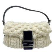 Pre-owned Wool fendi-bags Fendi Vintage , White , Dames