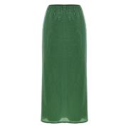 Pailletten Lange Rok Kocca , Green , Dames