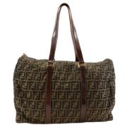 Pre-owned Nylon fendi-bags Fendi Vintage , Brown , Unisex