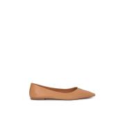 Comfortabele lichtbruine leren ballerina's Kazar Studio , Brown , Dame...