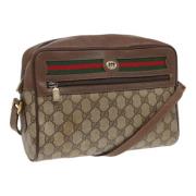 Pre-owned Leather gucci-bags Gucci Vintage , Beige , Dames