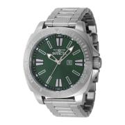 Speedway Heren Quartz Horloge Groene Wijzerplaat Invicta Watches , Gra...