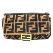 Pre-owned Fabric fendi-bags Fendi Vintage , Brown , Dames