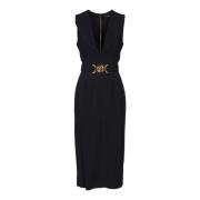 Zwarte jurken Versace , Black , Dames