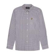 Gingham Geruite Overhemd Lyle & Scott , Multicolor , Heren