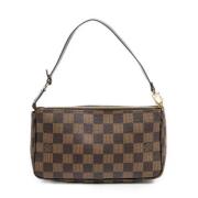 Pre-owned Canvas handbags Louis Vuitton Vintage , Brown , Dames