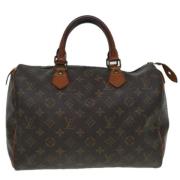 Pre-owned Canvas louis-vuitton-bags Louis Vuitton Vintage , Brown , Da...