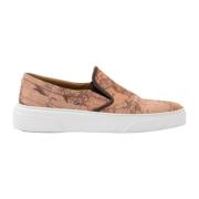 Geo Classic Slip-On Sneakers Natuurlijk Alviero Martini 1a Classe , Be...