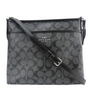 Pre-owned Canvas shoulder-bags Coach Pre-owned , Gray , Dames