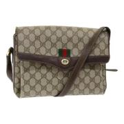 Pre-owned Leather gucci-bags Gucci Vintage , Beige , Dames