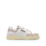 CLC Lage Sneakers in Wit, Beige, Roze Autry , White , Dames