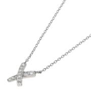 Pre-owned Platinum necklaces Tiffany & Co. Pre-owned , Gray , Dames