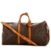 Pre-owned Coated canvas handbags Louis Vuitton Vintage , Brown , Dames