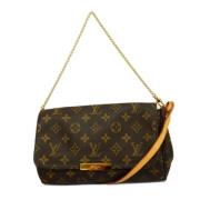 Pre-owned Fabric louis-vuitton-bags Louis Vuitton Vintage , Brown , Da...