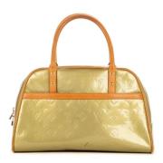 Pre-owned Leather handbags Louis Vuitton Vintage , Green , Dames