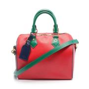 Pre-owned Leather louis-vuitton-bags Louis Vuitton Vintage , Red , Dam...