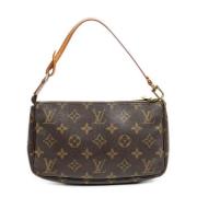 Pre-owned Canvas handbags Louis Vuitton Vintage , Brown , Dames