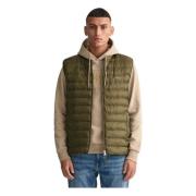 Bomber Vest Gant , Green , Heren