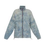 Blauw Denim Jack Stijlvolle Mode Diesel , Blue , Heren