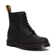 Zwart Gewaxt Volledig Pascal 1460 Dr. Martens , Black , Heren