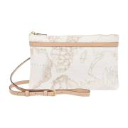 Geo White Schoudertas met Leren Details Alviero Martini 1a Classe , Wh...