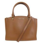 Pre-owned Leather handbags Michael Kors Pre-owned , Brown , Dames