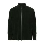 Stijlvolle Blouson Jas voor Mannen Issey Miyake , Green , Heren