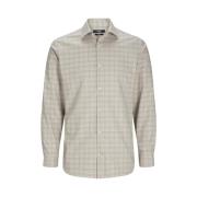 Premium Geruite Parker Shirt Jack & Jones , Beige , Heren