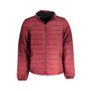 Rode Polyester Jas Timberland , Red , Heren