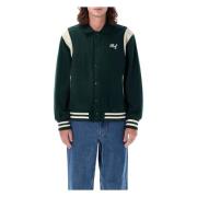 Hunter Green Varsity Jacket Aw24 HUF , Green , Heren