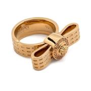 Gouden Metalen Ring Sieraden Versace , Yellow , Dames