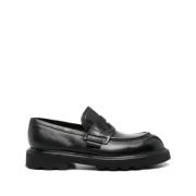 Zwarte Messing Loafer Schoen Premiata , Black , Heren