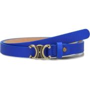 Blauwe Leren Riem Eline Notre-v , Blue , Dames