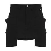 Zwarte Minirok Rick Owens , Black , Dames