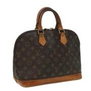 Pre-owned Canvas handbags Louis Vuitton Vintage , Brown , Dames