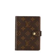 Pre-owned Canvas home-office Louis Vuitton Vintage , Brown , Dames