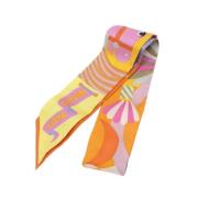 Pre-owned Silk scarves Hermès Vintage , Multicolor , Dames