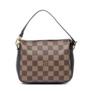 Pre-owned Canvas handbags Louis Vuitton Vintage , Brown , Dames