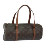 Pre-owned Canvas handbags Louis Vuitton Vintage , Brown , Dames