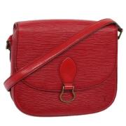 Pre-owned Leather louis-vuitton-bags Louis Vuitton Vintage , Red , Dam...