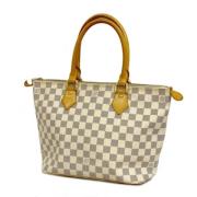 Pre-owned Fabric louis-vuitton-bags Louis Vuitton Vintage , White , Da...